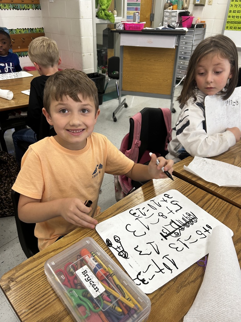 Ms. Keyla’s math students have been sharpening their math skills! These students are using different strategies to solve problems and explain their thinking!