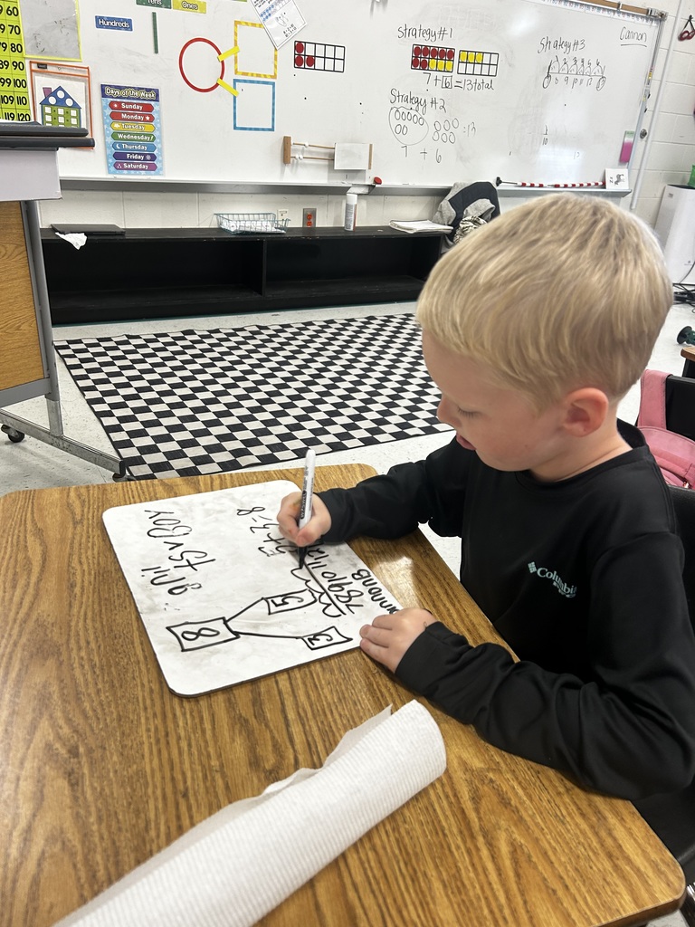 Ms. Keyla’s math students have been sharpening their math skills! These students are using different strategies to solve problems and explain their thinking!