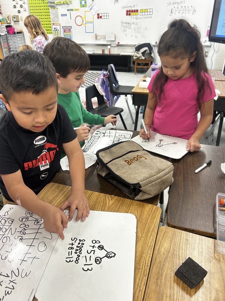 Ms. Keyla’s math students have been sharpening their math skills! These students are using different strategies to solve problems and explain their thinking!