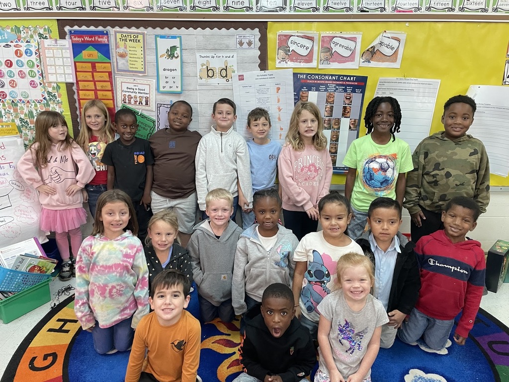Ms. Layne is so proud of her class for 30 days of perfect attendance! Way to go! 