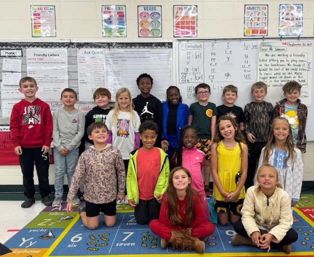 🎉 Congratulations to Miss Beth Whitaker’s homeroom for reaching 50 days of perfect attendance! Way to go, students! 👏