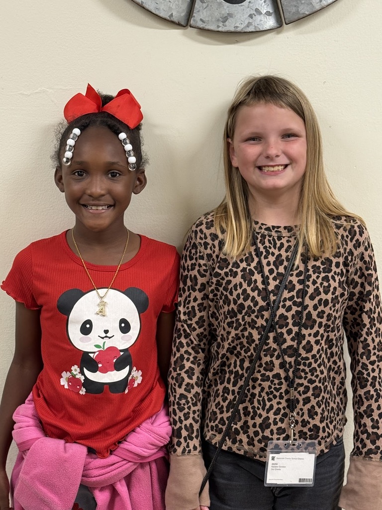 Mrs. Annette would like to give a big Shout Out to Anyree and Natalie for scoring 100 on their Unit 4 Week 2 Benchmark Test! Great job, girls!