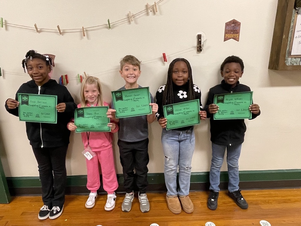 Mrs. Walker would like to give a shoutout to these students for completing 25 iReady math lessons! Great job!