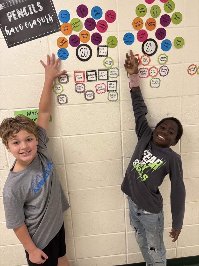 Congratulations to these guys in Ms Lawhorn’s and Mr. Castor’s math class. Everett has completed 20 iReady math lessons, Koi has completed 25 and Zy’Mear has completed 30. Way to go! Keep up the good work.
