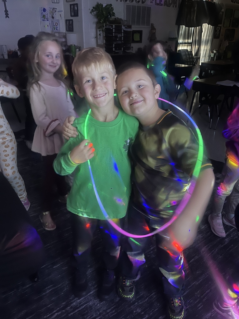 "Ms Tiffany would like to give her math classes a shout out for making one hundred 100s on I-Ready!!! They celebrated with a glow Dance party!!!"