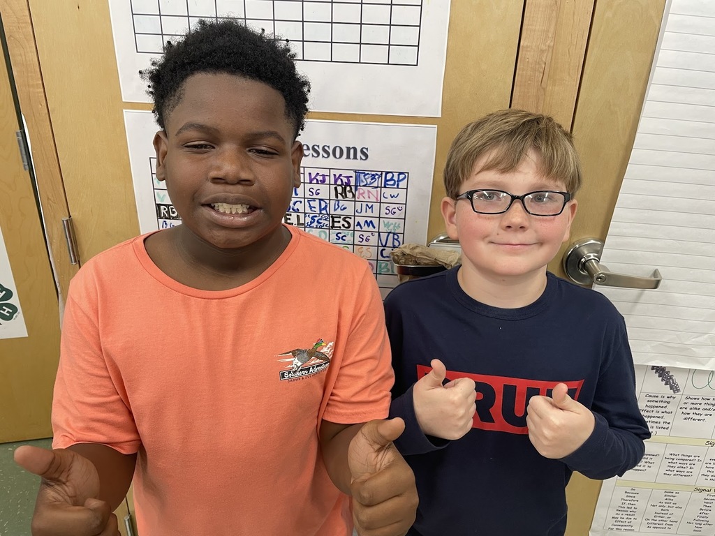 Mrs. Croom would like to give a "Shout Out" to Reid Harrison and Ja'Khyi Greene for completing 20 iReady lessons in Reading. Way to go!