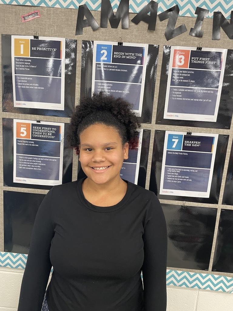 Mrs. Croom would like to give a "Shout Out" to Braylee Williams for completing 35 iReady lessons in Reading. Way to go Braylee!