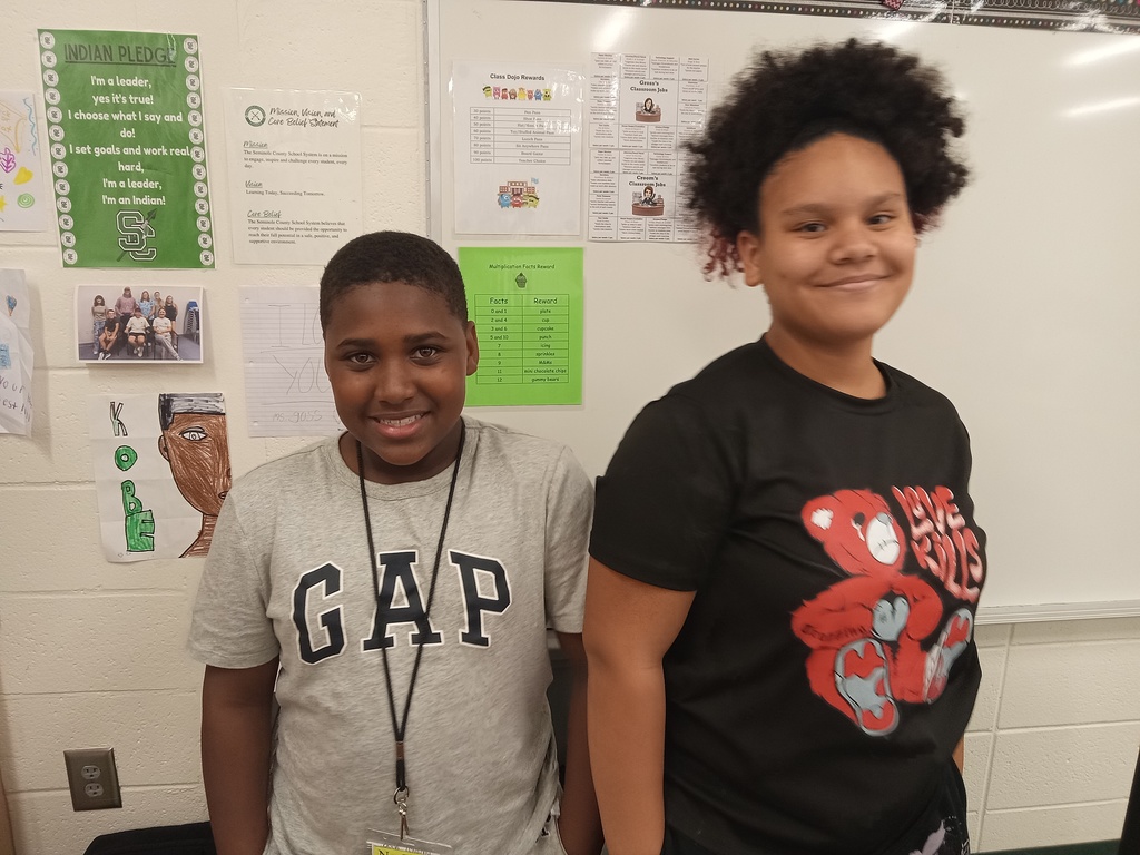Mrs. Gross would like to give a "Shout Out" to Khalil, Kha'ston, and Braylee for passing 20 iReady Math lessons. Keep it up!
