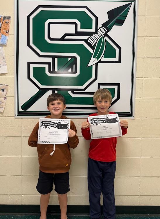 "🎉📚 Celebrating STRETCH Growth! 📚🎉  Mrs. Beth Whitaker would like to give a shout out to Tre Shingler, Becket Corvers and Everleigh James for achieving their STRETCH growth on the mid-year iReady Reading assessment! Their hard work, perseverance, and dedication are truly paying off.    #sharpenthespear"