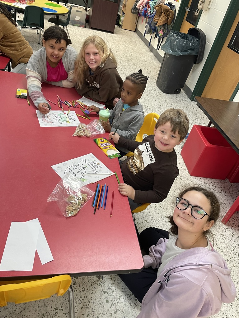 "Mrs. Croom and her Reading Buddies had a delightful visit with the Pre-K 3 students on December 4! Mrs. Croom read How to Catch an Elf, and the fifth-grade Reading Buddies jumped right in to help their little friends color an elf craft. They also led a fun finger play of “10 Little Elves Jumping in the Sleigh,” which had everyone giggling and moving along.  To top it all off, students enjoyed a special treat of homemade “Elf Bait”—the perfect festive snack to end their magical visit!"