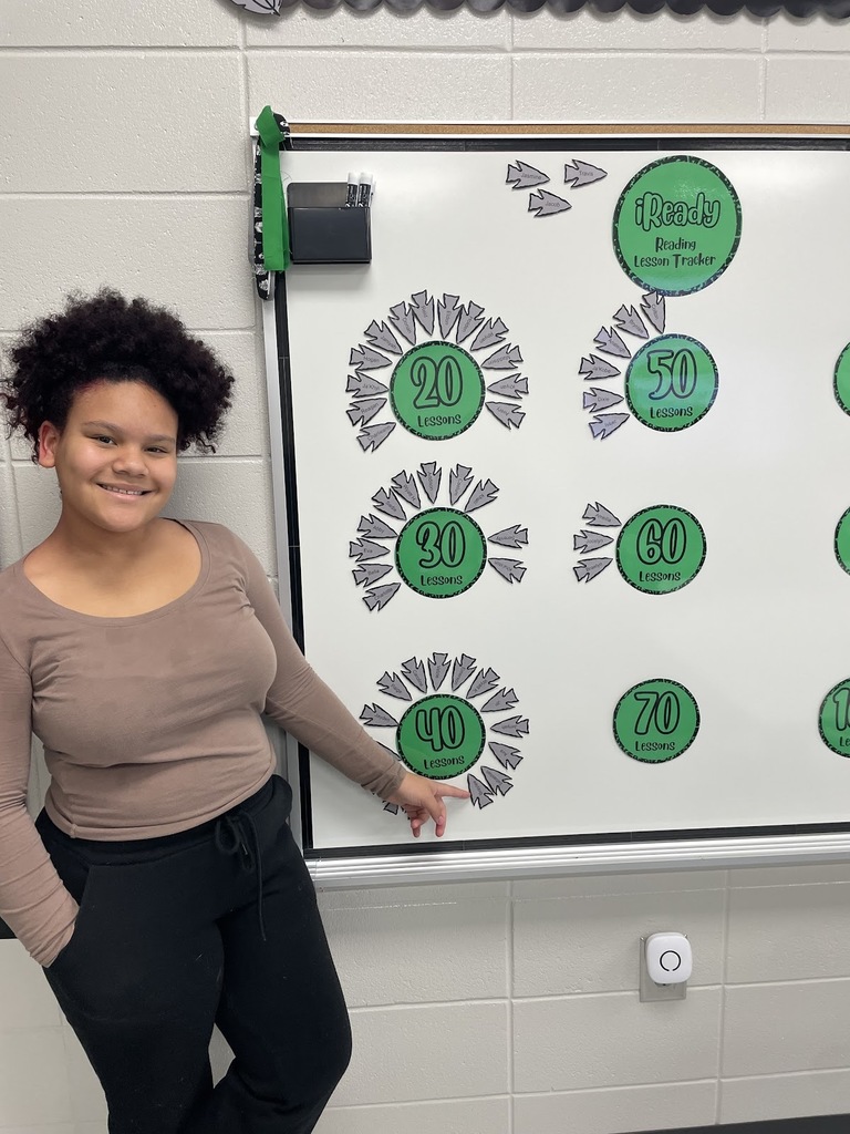 "Mrs. Croom would like to give a ""Shout Out"" to Braylee Williams for earning 40 i-Ready points in Reading! 📚✨Your hard work, focus, and dedication are really paying off. Keep pushing yourself and showing that growth mindset—we’re so proud of you! 👏🌟 Way to go! Keep up the great reading!"
