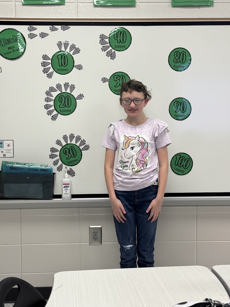 Mrs. Gross would like to congratulate Reese, Charlie, Brynlee, Ava, Ameilia, Dixie, and Holden for making a perfect score on their Dividing with Unit Fractions comprehension check! Amazing work!