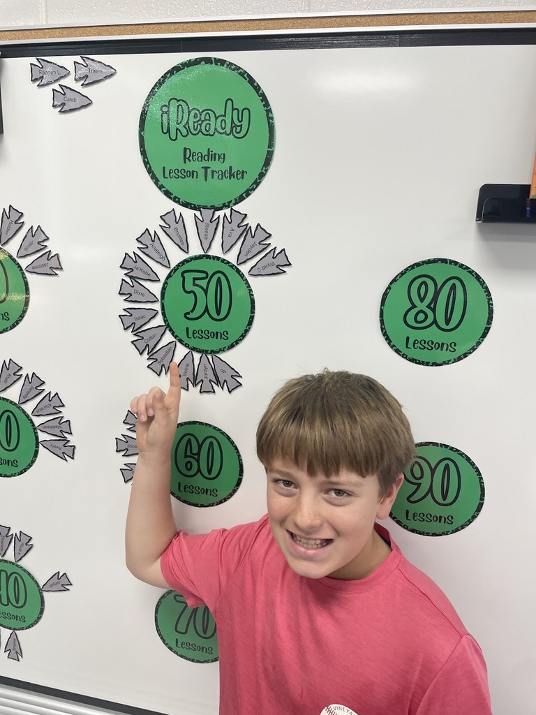 Mrs. Croom would like to give a big Shout Out to JP Ingram for completing 50 i-Ready lessons in Reading! Way to go JP! Keep up the hard work and dedication—you’re doing great! 🌟👏