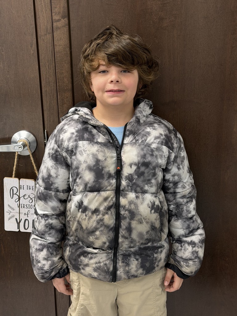 Miss Taylor would like to give a shoutout to Levi Ezell for having excellent behavior this week! 