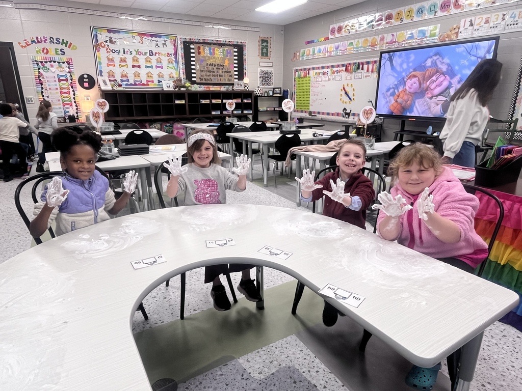 We would like to give Ms. Tiffany’s math classes a shout out for making a 94% average or higher on their mid-unit math assessment. They celebrated by “playing in the snow” to review comparing numbers! 