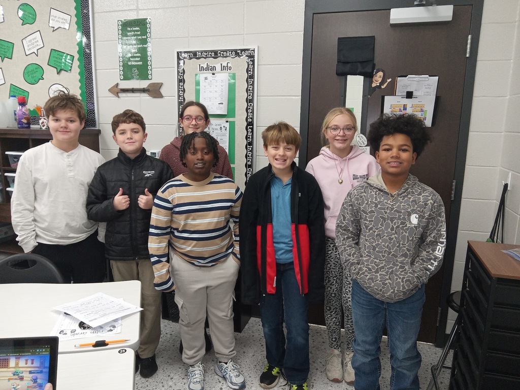 Mrs. Gross would like to congratulate Sebastian, Braelyn, Wyatt Higgins, JP, Eldon, Ava, and Bella for making a 100 on their Math comprehension check. Awesome job!