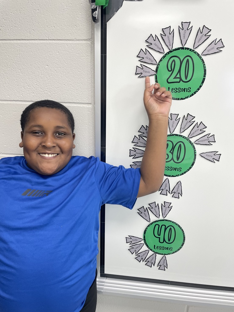 Mrs. Croom would like to recognize Wyatt Kelly for passing 50 iReady lessons in Reading, and Travis Bullock for passing 20 lessons. Keep working hard boys!