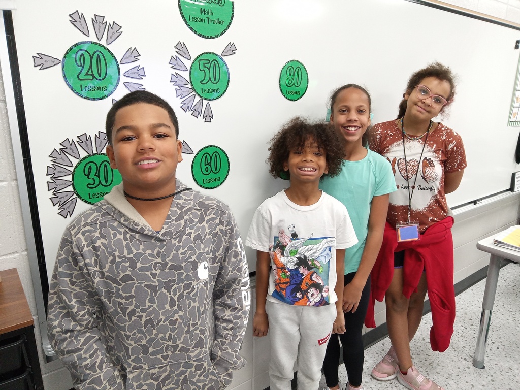Sebastian, Caelum, Charlie, and Velzie have completed 50 i Ready math lessons