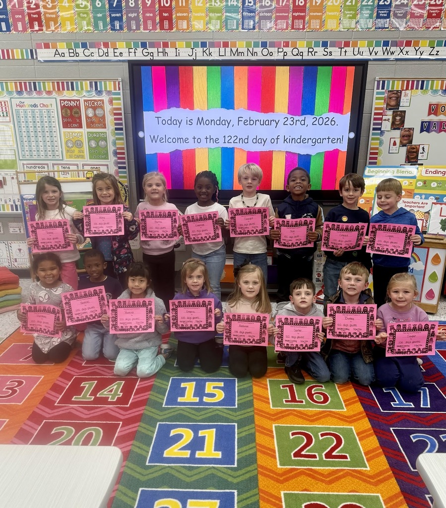 Miss Jodi Harper and Miss Jalee’ Conley would like to give a “SHOUT OUT” to all these students for earning 100 Class Dojo points. Great job boys and girls! 