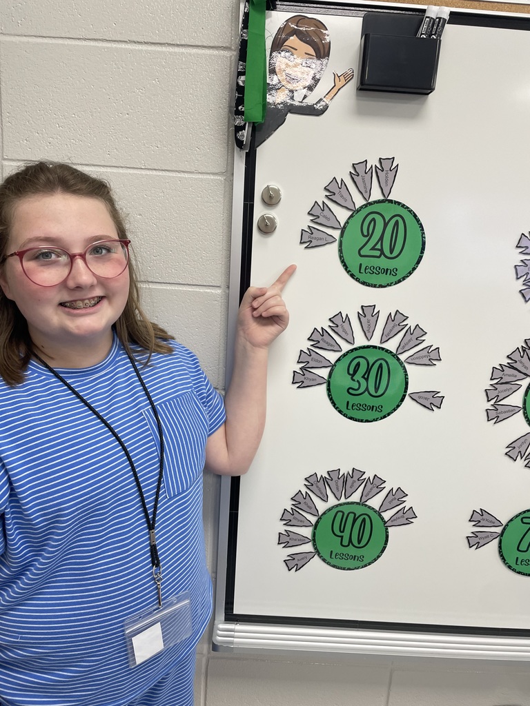 Mrs. Croom would like to congratulate Reagan Lovering for passing 20 iReady lessons in reading. Keep working hard Reagan.