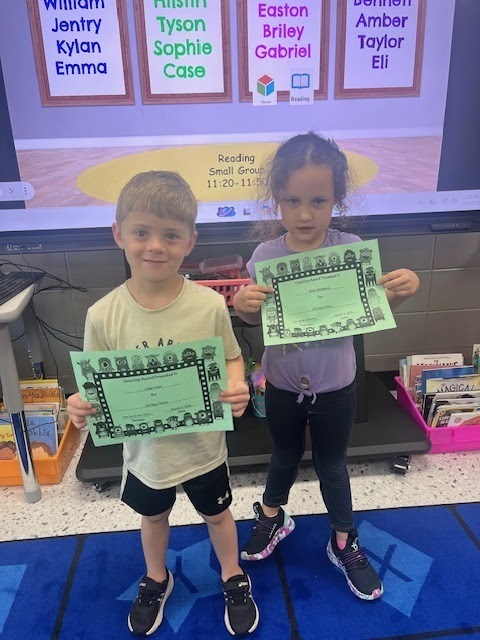 Miss Lizzy & Miss Katrina would like to give these students a shout out for receiving 100 dojo points.
