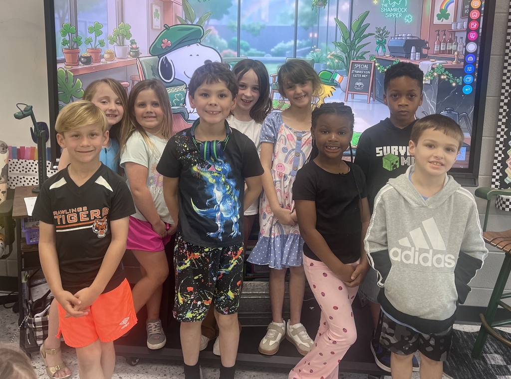 "Ms. Tiffany would like to give a shout out to the following students for make a 100 on their unit 5 assessment!!! Way to go!!! Elias Smith, Kynslei Barnes XAyvion Jones, Fulton Davis, Kehlani Jefferson, Ava Givens, Luna Pace, Eliott Vallescorbo, Madelyn Kirksey, Lettie Morris, Easton Gingery"