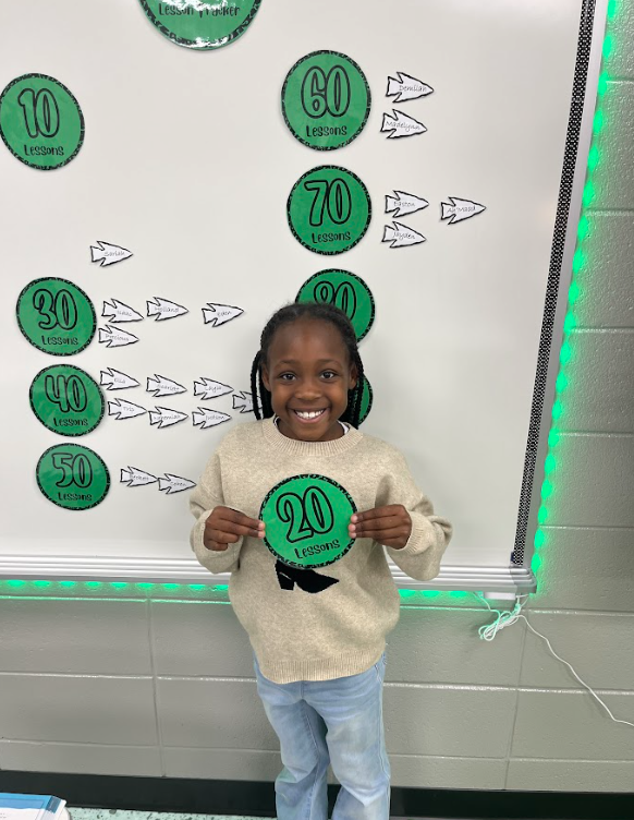 Miss Hannah would like to give a shout out to Sariah McNair and Cardiay Kimble for completing 20 i-Ready lessons.