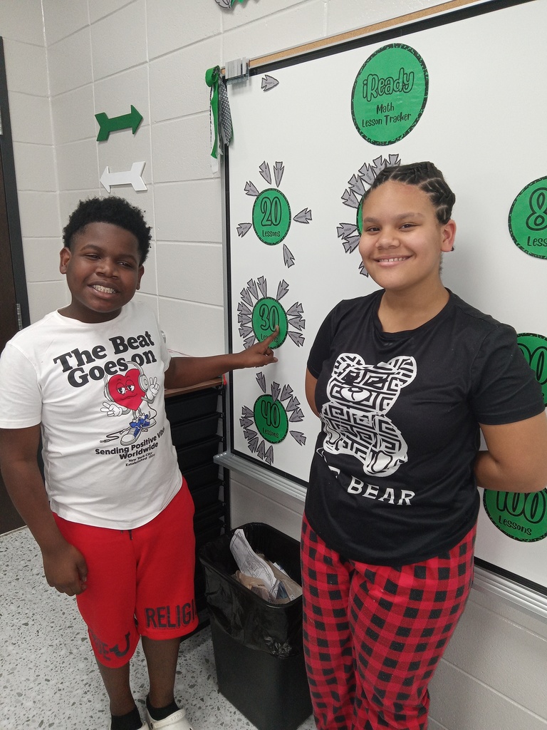 Ja'Khyi and Braylee have passed 30 iReady Math lessons