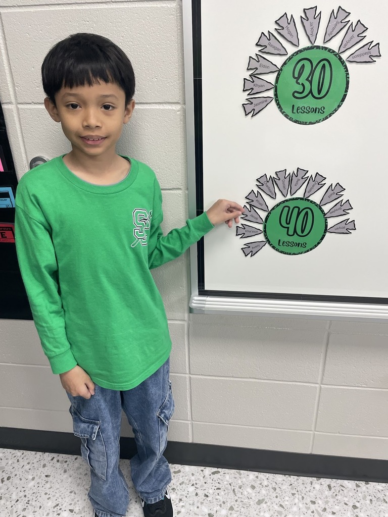 "Mrs. Croom would like to give a “Shout Out” to Jacob Mansubre for completing 40 lessons in iReady Reading! Jacob is working hard to master 5th grade standards and improve his reading proficiency. Way to go, Jacob! Keep up the great work! 📚⭐"