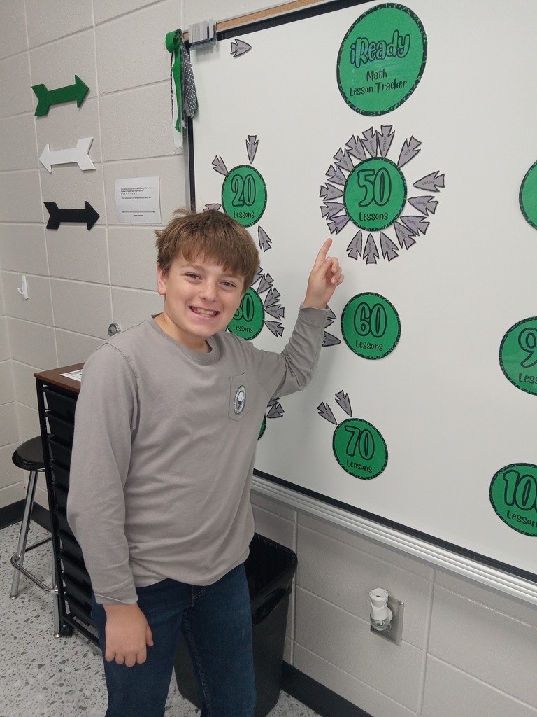 JP Ingram has completed 50 iReady Math lessons in Mrs. Gross' class!