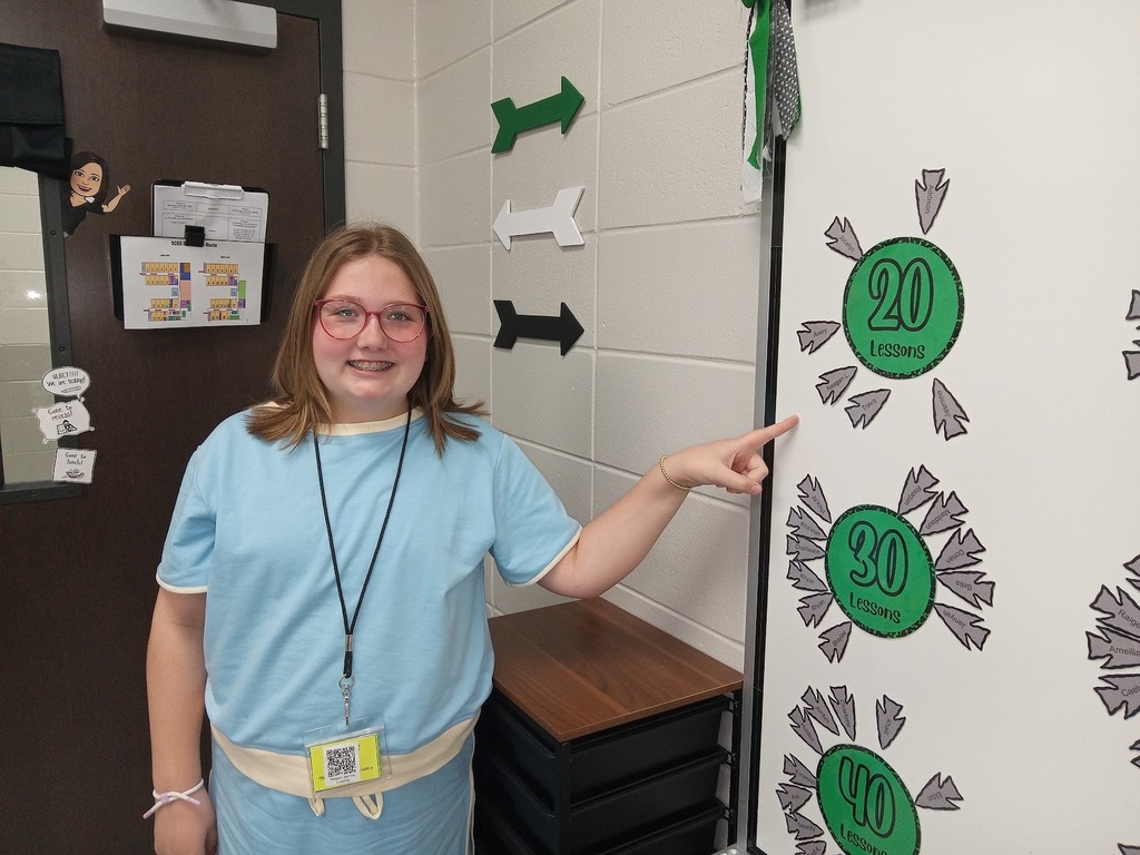 Mrs. Gross would like to congratulate Reagan for passing 20 iReady Math lessons. Keep it up!