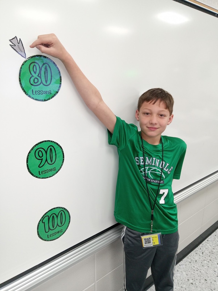Mrs. Gross would like to give a "Shout Out" to Reese Norton for passing 80 iReady Math lessons. Great work!