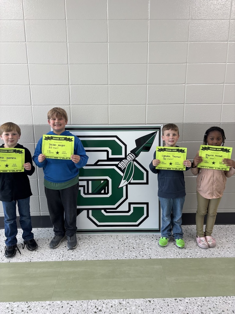 """🎉 Huge congratulations to Miss Emilee’s ELA students! 🎉 These hard-working students have passed 50 i-Ready lessons! 📚👏 Shoutout to: Chase Womble, Declan Wright, Camden Thomas, and Alyrica Mitchell Keep up the great work—we are so proud of you all!  """