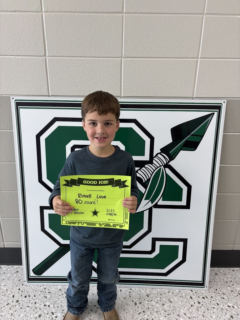 "🎉 Congratulations to Russell Love! 🎉 Russell has passed 80 i-Ready lessons! 📚👏 Keep up the great work—we are so proud of you!"