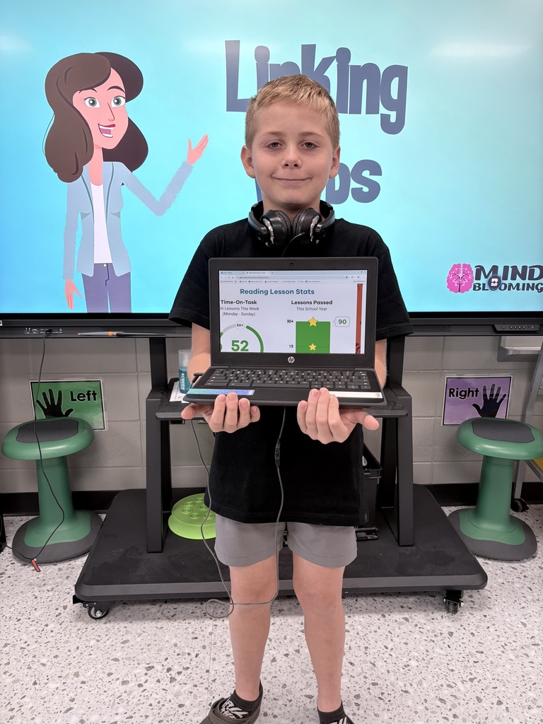 Ryan Reed has completed 90 iReady reading lessons. 