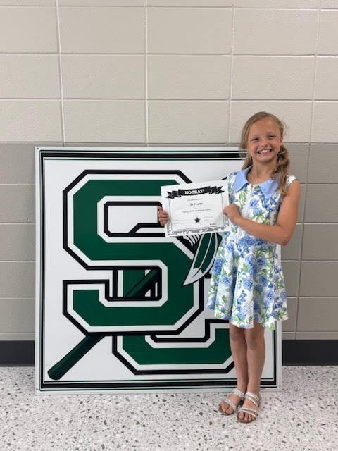 "🎉📚 Congratulations to Ella Hunter in Mrs. Whitaker’s ELA class! 📚🎉  Ella has passed 120  i-Ready Reading lessons—what an incredible accomplishment! Your dedication, focus, and effort are truly paying off. "