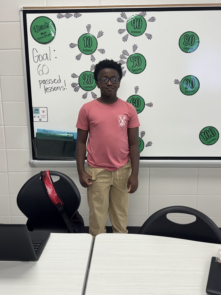 Ja'Noah Cox has completed 60 iReady  math lessons!