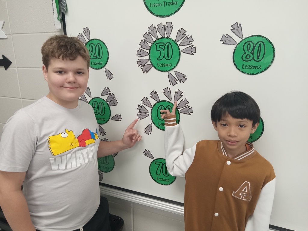 Wyatt Higgins and Jacob Mansubre have completed 60 iReady math lessons!