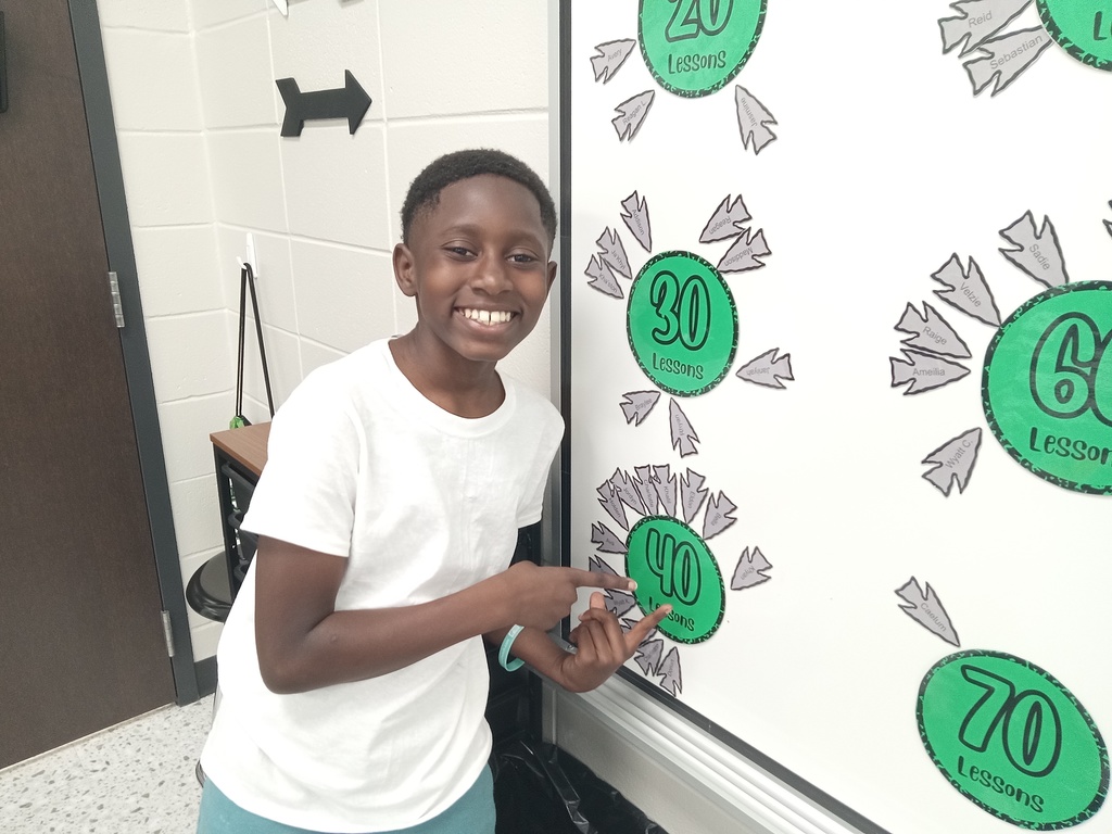 Khyan Thornton has completed 40 iReady math lessons! Great job!