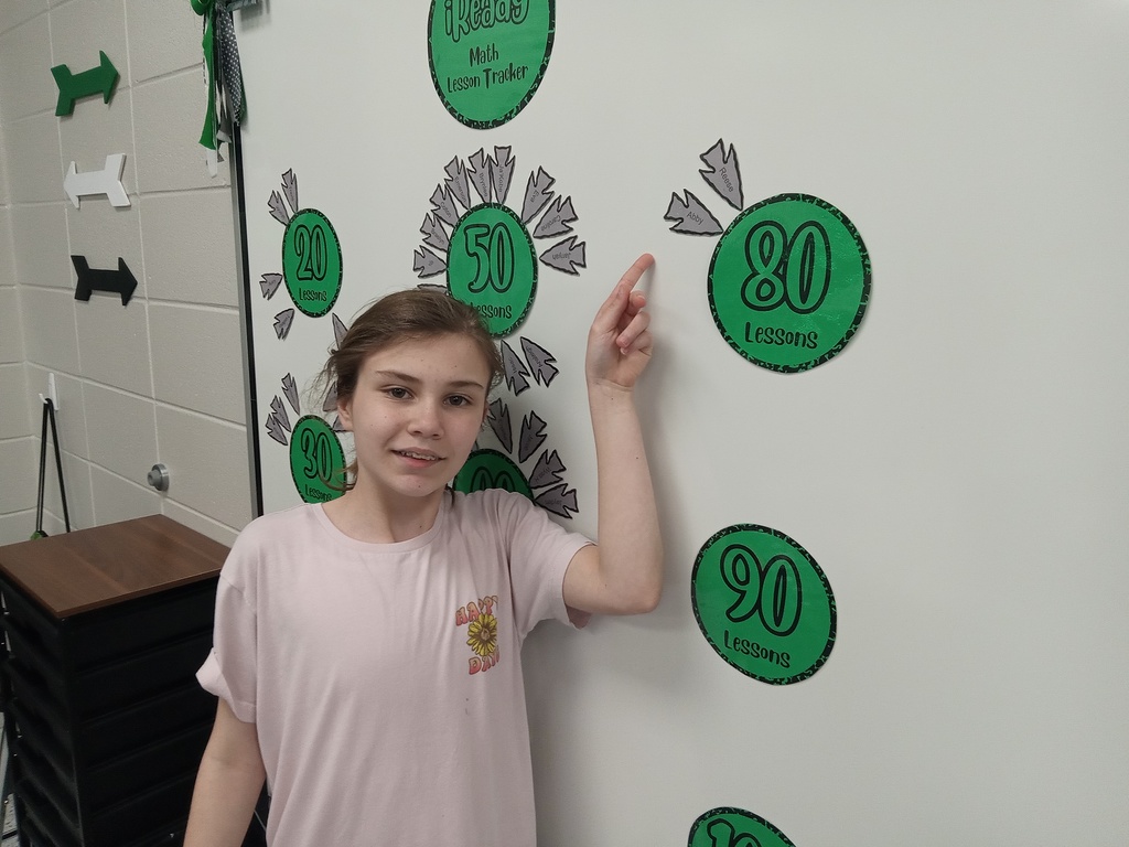 Abby O'Hearn  has completed 80 iReady math lessons! Great job ! 
