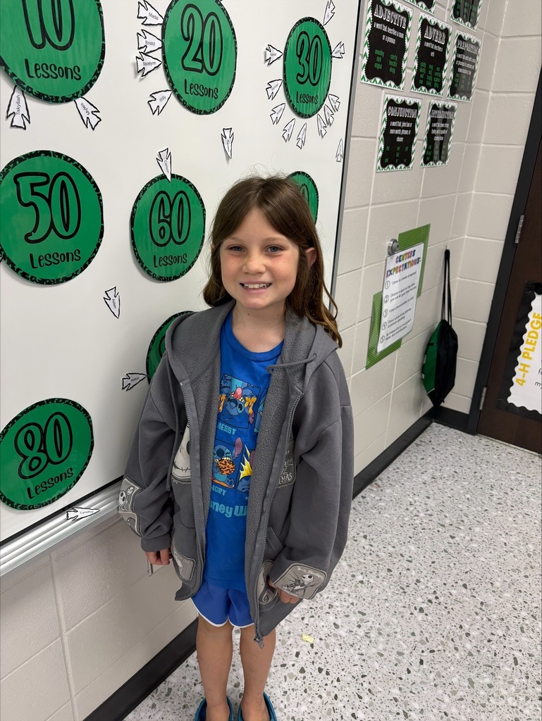 Shout out to  Maggie for attendance at school! You ROCK! Ms. Moore 