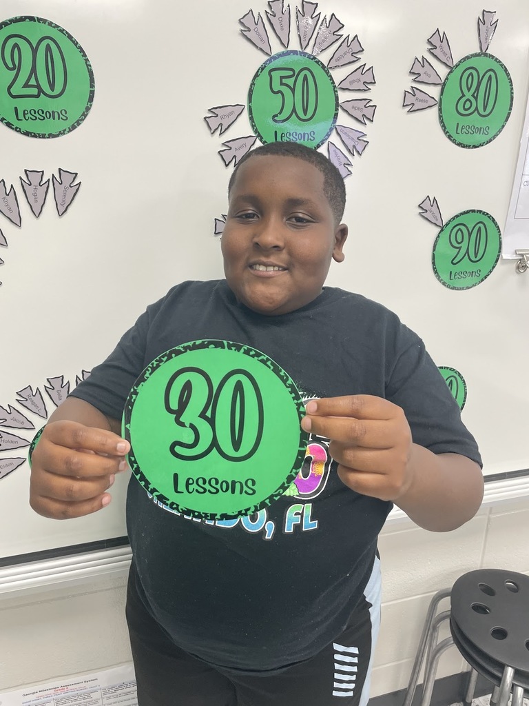 "Mrs. Croom would like to give a big Shout Out to Travis Bullock for earning 30 points in iReady Reading! 📚✨  Way to go, Travis! Keep up the amazing work—we are so proud of you! 🎉👏"