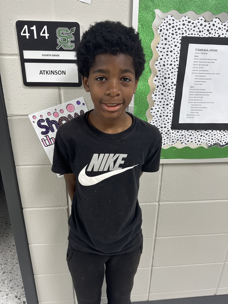 Mrs.Atkinson would like to give a SHOUT OUT to Jerry Sapp  for earning 100 Dojo points. Great job!