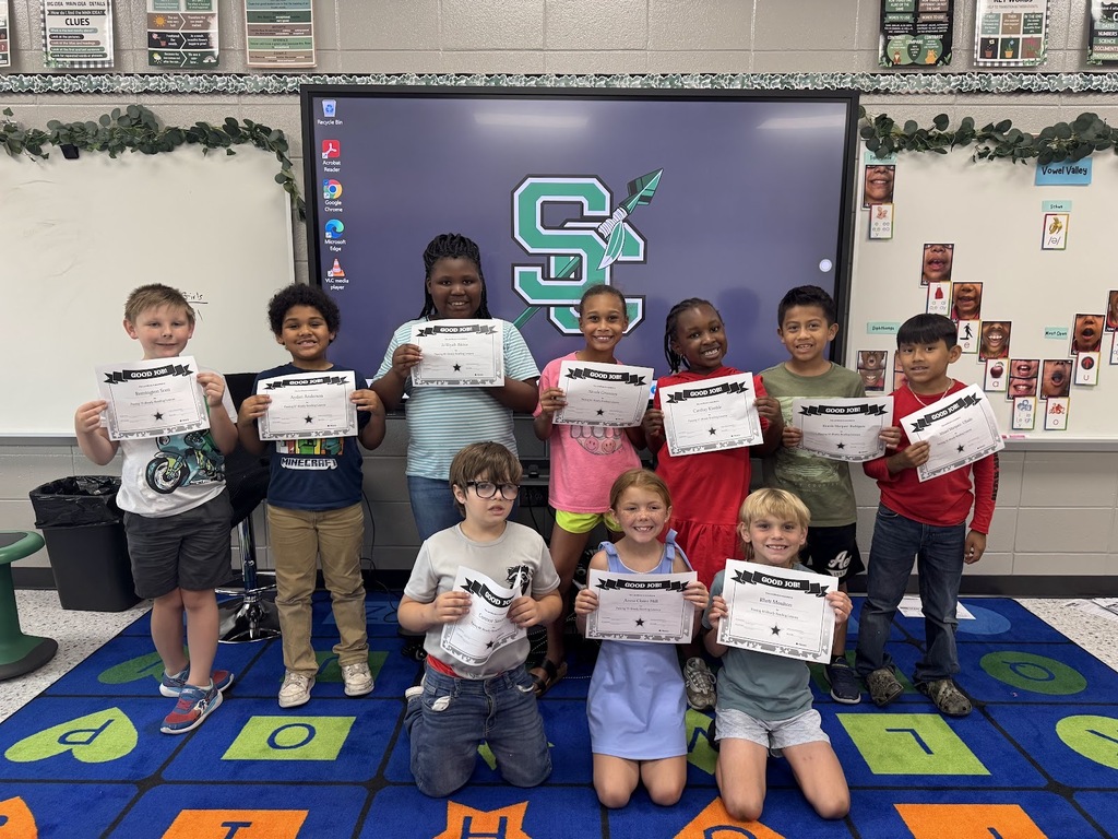 "🎉📚 iReady Reading Recognition 📚🎉  Congratulations to these students in Miss Beth’s ELA class for passing 50 or more iReady Reading lessons this year! Your hard work, determination, and growth in reading are worth celebrating! 🌟  ⭐ Remi-79 lessons ⭐ Aydan- 67 lessons ⭐ Ja'Riyah- 80 lessons ⭐ Nicole- 84 lessons ⭐ Cardiay- 57 lessons ⭐ Ricardo- 50 lessons ⭐Misael-95 lessons ⭐Connor-88 lessons ⭐ Anna Claire- 73 lessons ⭐ Rhett- 50 lessons  Keep up the fantastic work — we are so proud of each of you! 💚🖤🤍"