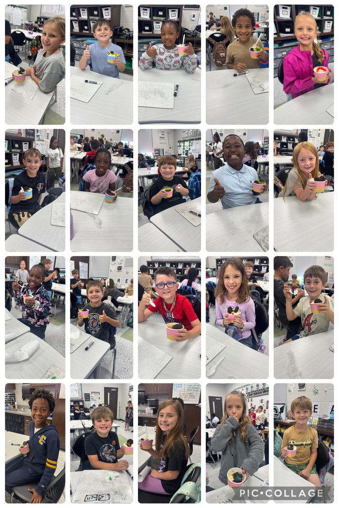 "🍦📚 iReady Reading Ice Cream Celebration 📚🍦  These students in Mrs. Beth Whitaker's ELA class earned an Ice Cream Party for achieving 100% typical growth and/or scoring at or above grade level on the iReady Reading Diagnostic! 🎉 Their hard work, perseverance, and dedication to becoming stronger readers has truly paid off. 🌟  We are so proud of their growth and accomplishments this year! 💚🖤🤍"