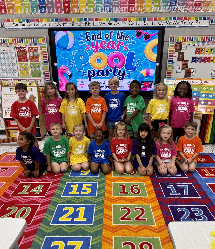 Miss Jodi Harper and Miss Jalee’ Conley’s class had an End of the Year Pool Party to celebrate their awesome achievements and test scores. They are very proud of their class. 