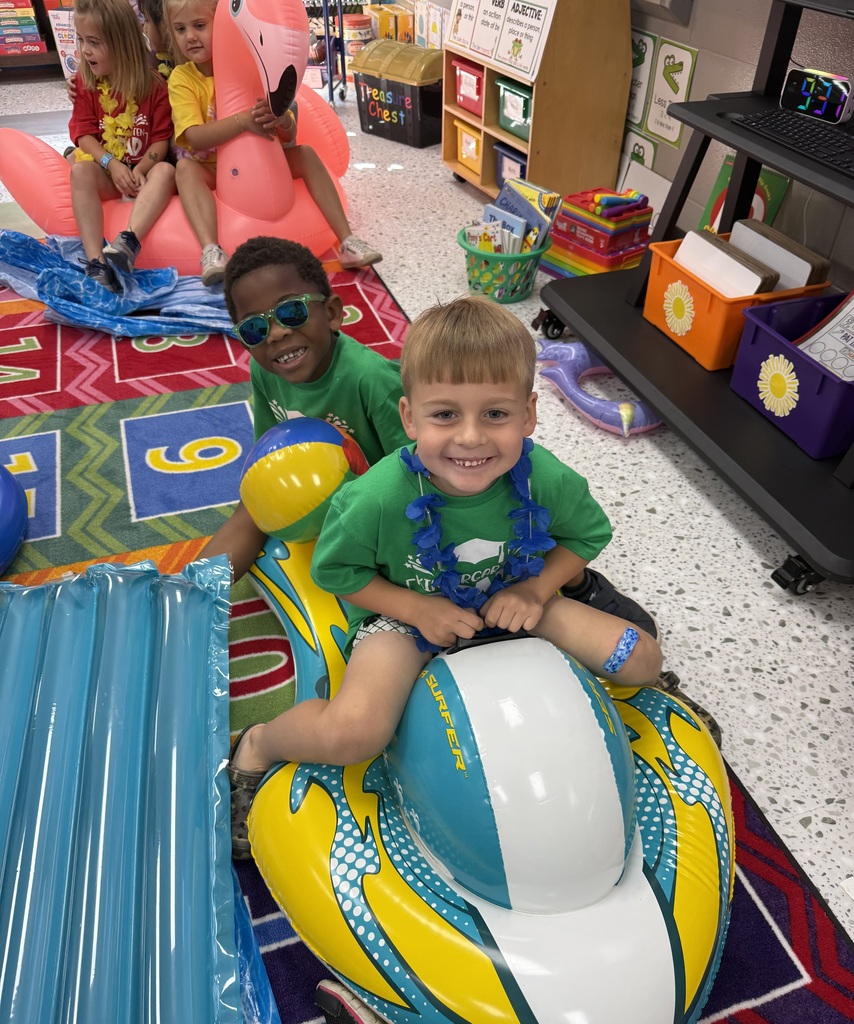 Miss Jodi Harper and Miss Jalee’ Conley’s class had an End of the Year Pool Party to celebrate their awesome achievements and test scores. They are very proud of their class. 