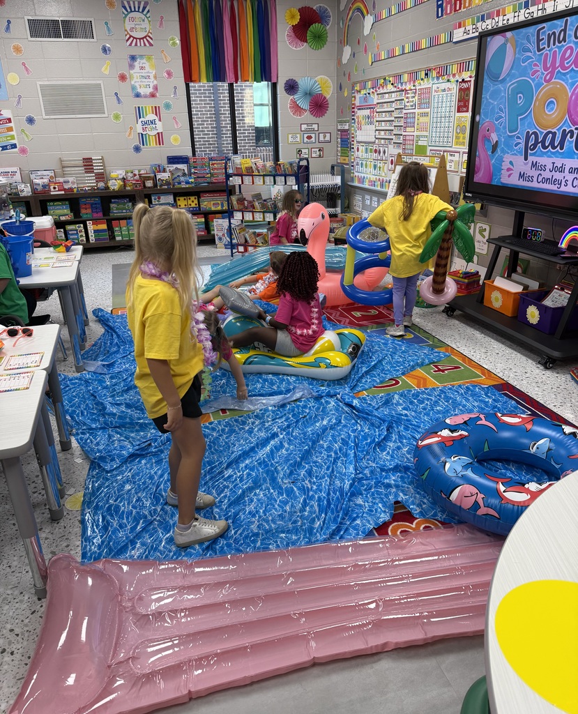 Miss Jodi Harper and Miss Jalee’ Conley’s class had an End of the Year Pool Party to celebrate their awesome achievements and test scores. They are very proud of their class. 