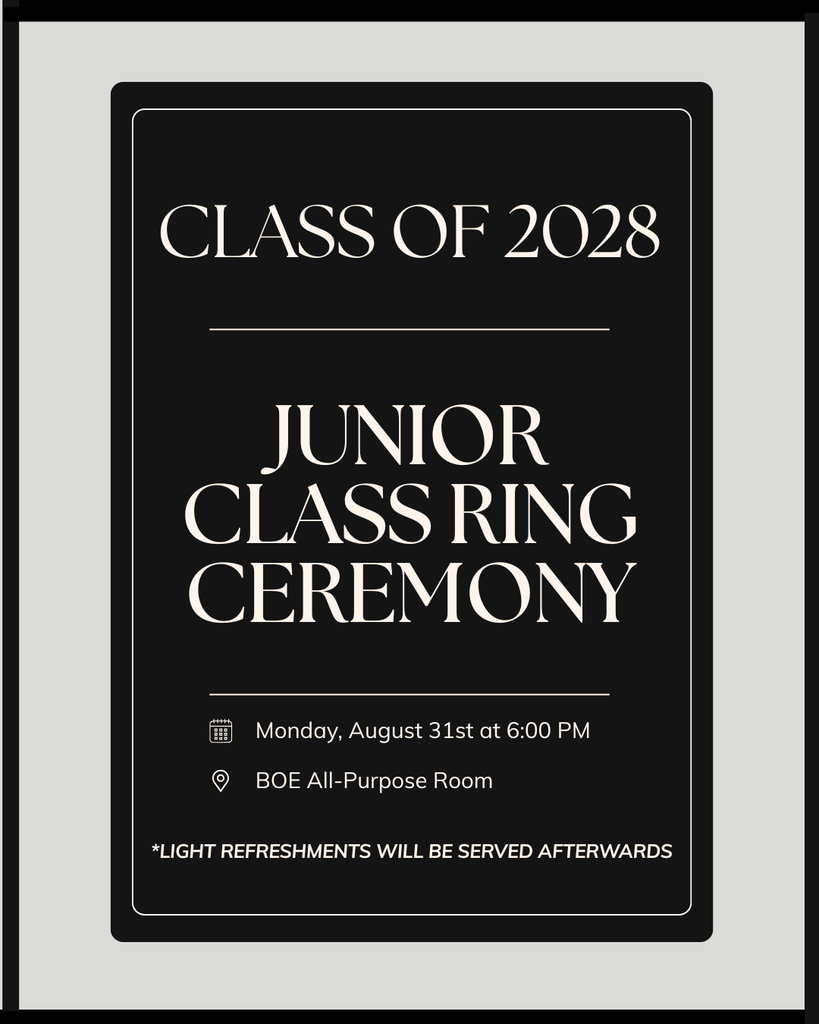 Junior Class Ring Ceremony