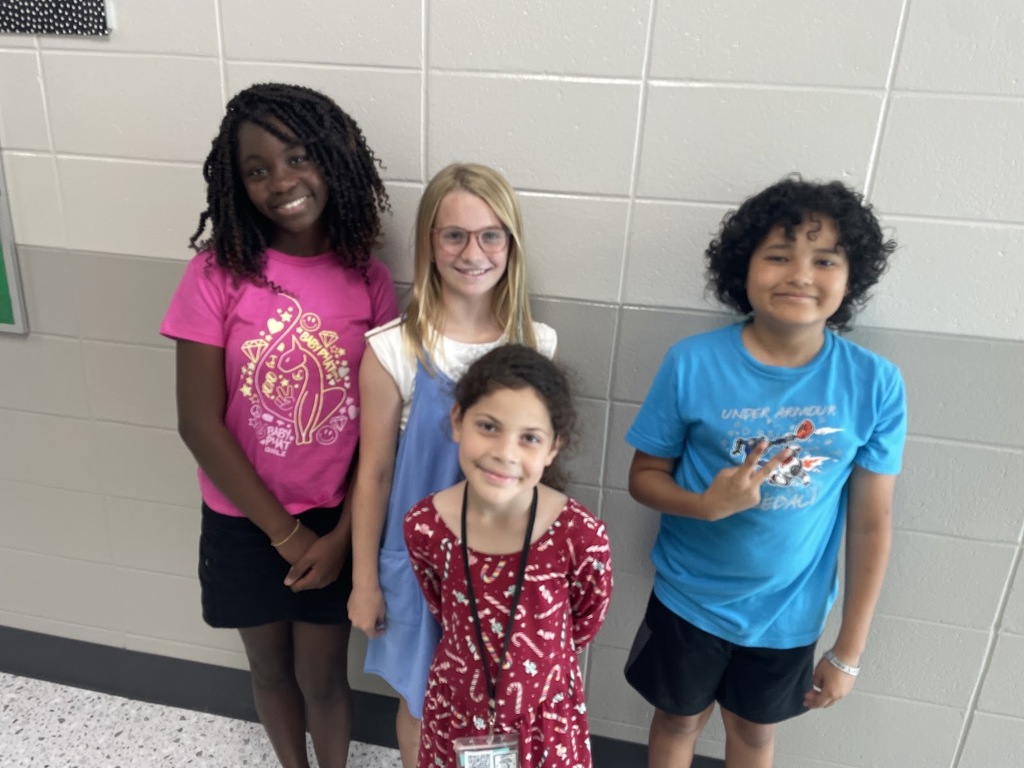 "Mrs. Christy Croom would like to recognize Gabby Anderson, Jastin Salter, Jerah Thompson, and Isairis Rivera-Matos for making a 100 on their first Benchmark Reading test! 🎉📚 What an amazing accomplishment! Your hard work, focus, and determination are paying off! Way to go, guys! I am so proud of you! 👏💚🖤"